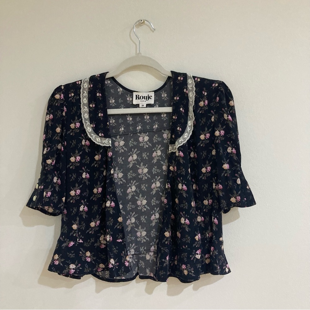 Rouje Dark Floral Open Top